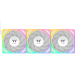 Thermaltake Toughfan Ex Case Fan 120mm 2000rpm / 59.34cfm με ARGB Φωτισμό 3τμχ Λευκό