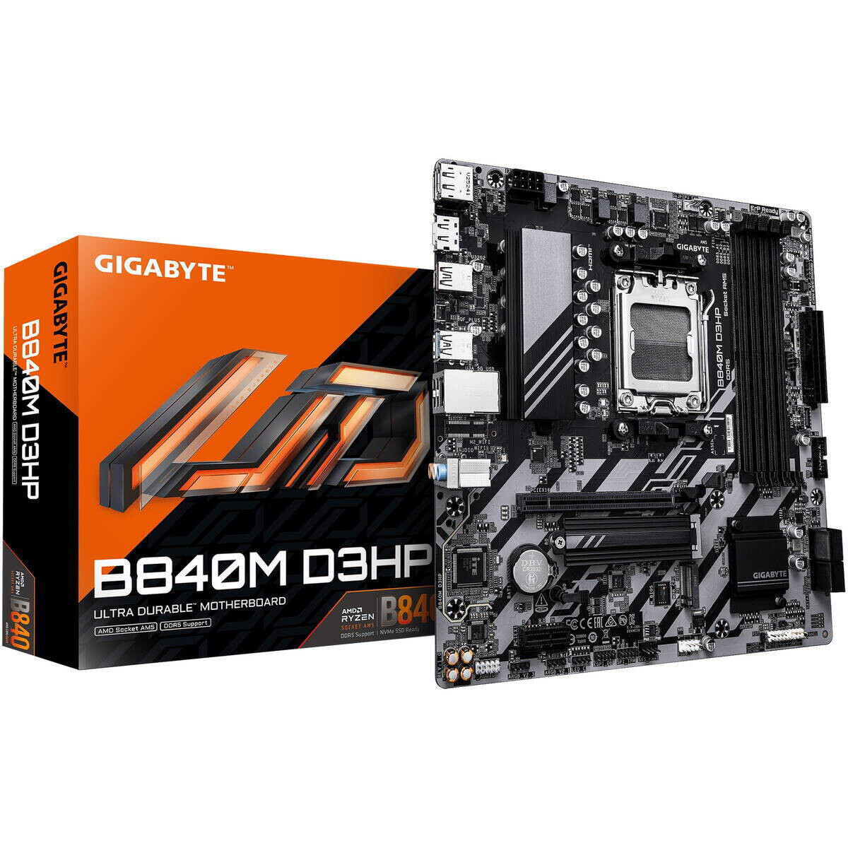 Gigabyte B840M D3HP Motherboard Micro ATX με AMD AM5 Socket