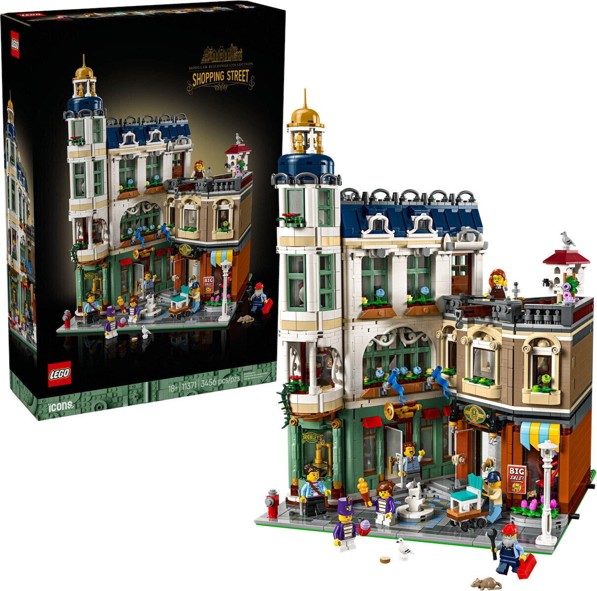LEGO Icons Shopping Street για 18 Ετών 3456τμχ Κωδικός 11371