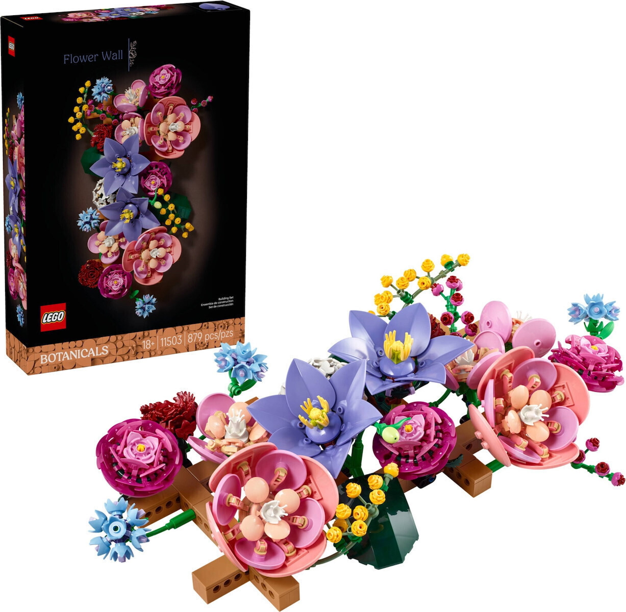 LEGO Botanical Collection Botanicals Flower Wall για 18 Ετών 879τμχ Κωδικός 11503
