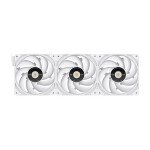 Thermaltake ToughFan EX12 Pro Reverse Blade Case Fan 120mm 500rpm / 70.8cfm Χωρίς Led Φωτισμό και Σύνδεση 4-Pin Molex 3τμχ Λευκό