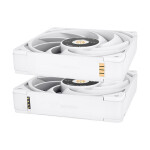 Thermaltake ToughFan EX12 Pro Reverse Blade Case Fan 120mm 500rpm / 70.8cfm Χωρίς Led Φωτισμό και Σύνδεση 4-Pin Molex 3τμχ Λευκό