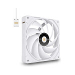 Thermaltake ToughFan EX14 Pro Reverse Blade Case Fan 140mm 2000rpm / 107cfm Χωρίς Led Φωτισμό και Σύνδεση 4-Pin Molex 3τμχ Λευκό
