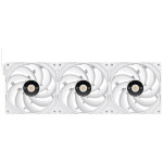 Thermaltake ToughFan EX14 Pro Reverse Blade Case Fan 140mm 2000rpm / 107cfm Χωρίς Led Φωτισμό και Σύνδεση 4-Pin Molex 3τμχ Λευκό