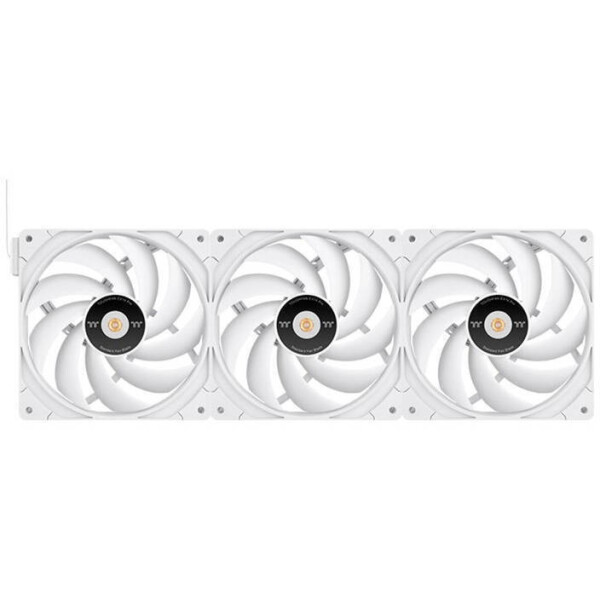 Thermaltake ToughFan EX14 Pro Reverse Blade Case Fan 140mm 2000rpm / 107cfm Χωρίς Led Φωτισμό και Σύνδεση 4-Pin Molex 3τμχ Λευκό