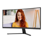 AOC CU34B3E Ultrawide VA HDR Curved Monitor 34 QHD 3440x1440