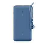 Belkin Power Bank 20000mAh 20W με Θύρα USB-A και 2 Θύρες USB-C Power Delivery Μπλε
