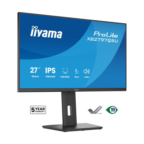 Iiyama XB2797QSU-B1 Monitor 27 QHD 2560x1440