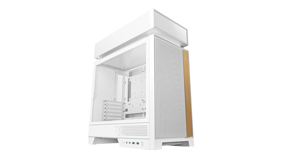Protech CL660 Gaming Midi Tower Κουτί Υπολογιστή με Πλαϊνό Παράθυρο και ARGB Φωτισμό Λευκό
