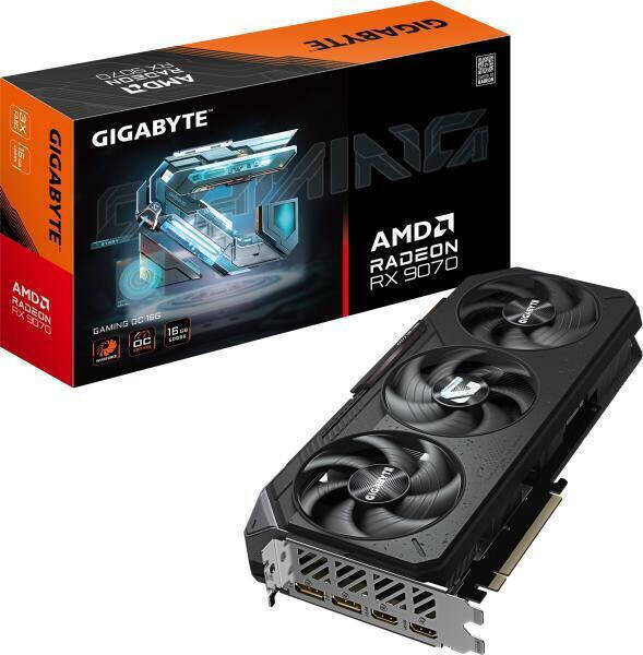 Gigabyte Radeon RX 9070 16GB GDDR6 Gaming Κάρτα Γραφικών Κωδικός GV-R9070GAMING-16GD