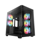 Deepcool CG590U 5F Gaming Midi Tower Κουτί Υπολογιστή με Πλαϊνό Παράθυρο και ARGB Φωτισμό Μαύρο