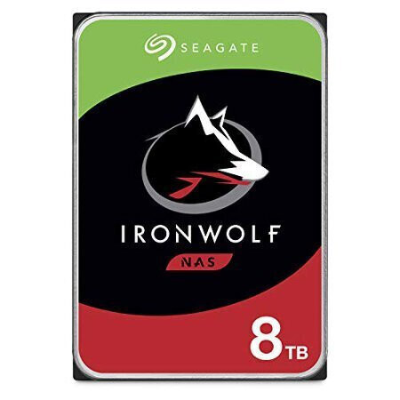 Seagate IronWolf 8TB HDD Σκληρός Δίσκος 3.5 SATA III 7200rpm με 256MB Cache για NAS ST8000VNZ04
