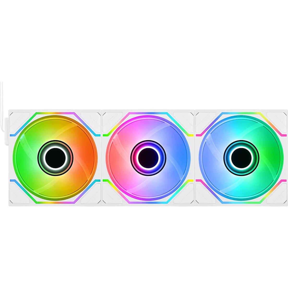 Thermaltake SWAFAN INFINITY EX12 Case Fan με ARGB Φωτισμό 3τμχ Λευκό
