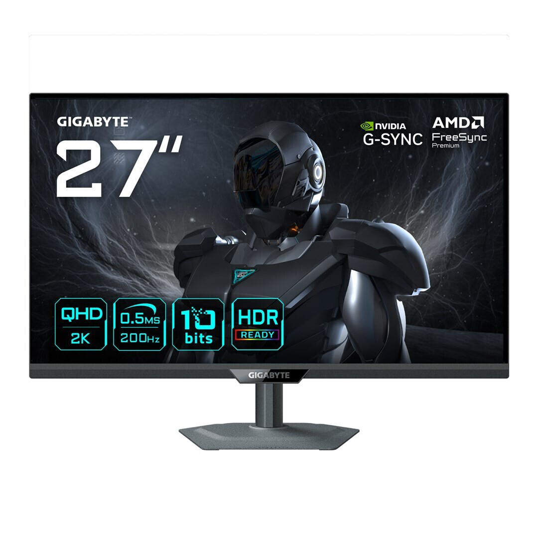 Gigabyte G27Q20 EK IPS HDR Gaming Monitor 27 QHD 2560x1440 200Hz με Χρόνο Απόκρισης 0.5ms GTG