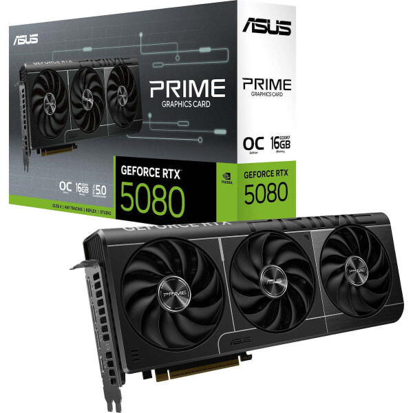 Asus GeForce RTX 5080 16GB GDDR7 PRIME OC EVO Κάρτα Γραφικών Κωδικός 90YV0LX4-M0NA00