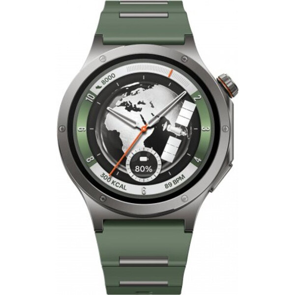 OnePlus Watch 4 Titanium 47mm Αδιάβροχο με Παλμογράφο Evergreen
