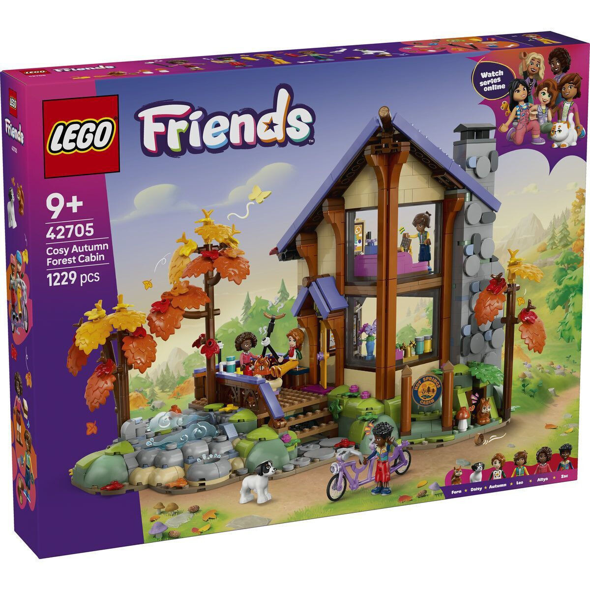 LEGO Friends Cozy Fall Forest Cabin 1229τμχ Κωδικός 42705