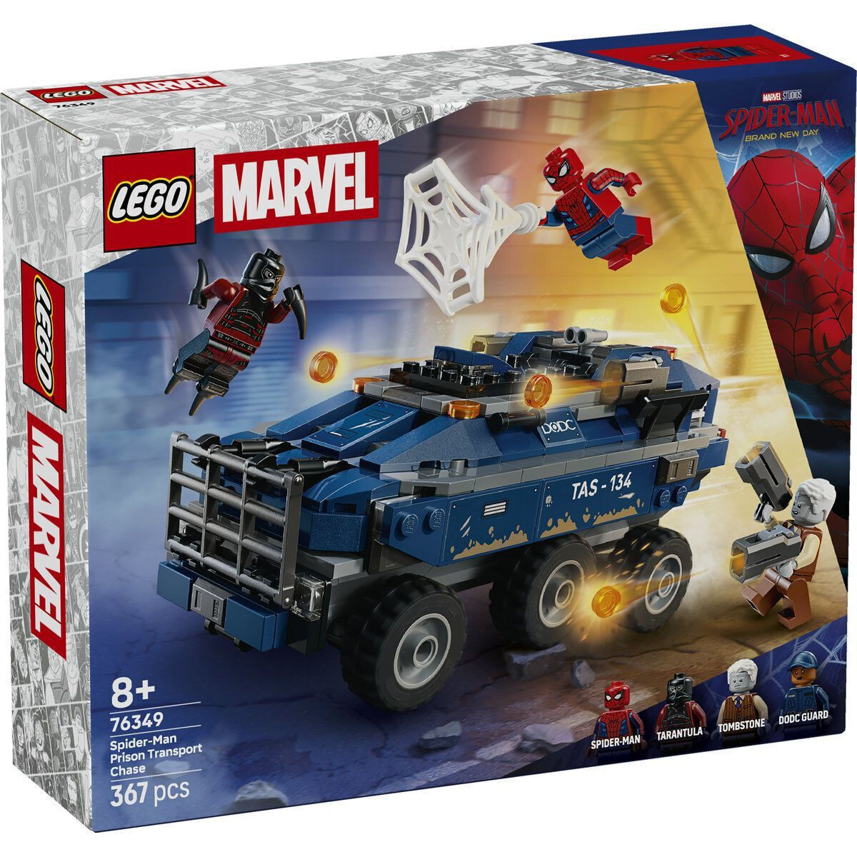 LEGO Marvel Spider-Man για 8 Ετών 367τμχ Κωδικός 76349