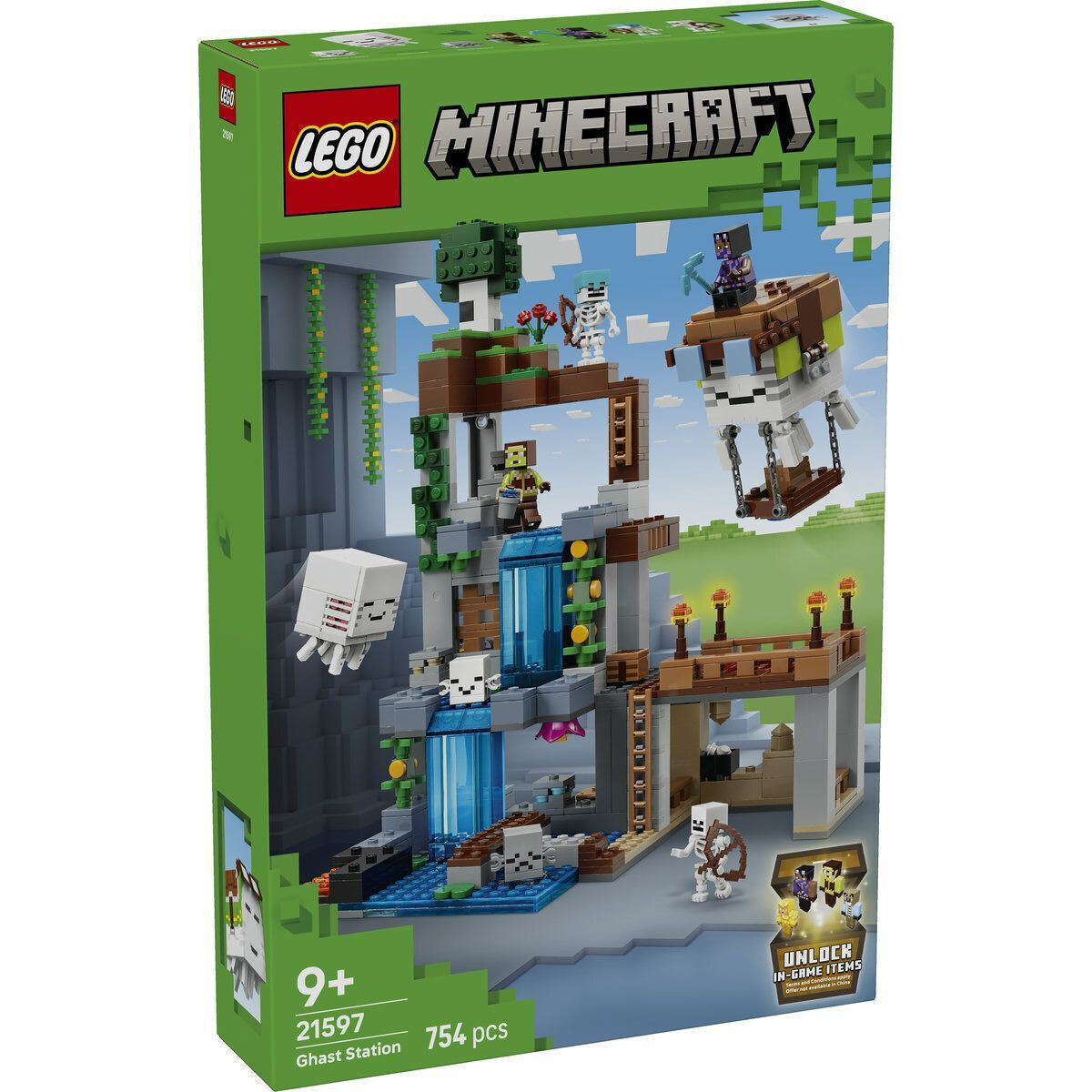 LEGO Minecraft Ghast Station για 9 Ετών 754τμχ Κωδικός 21597