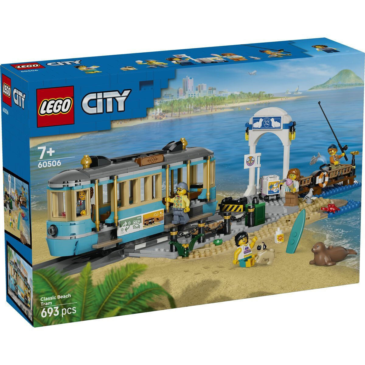 LEGO City Classic Beach Tram για 7 Ετών 693τμχ Κωδικός 60506