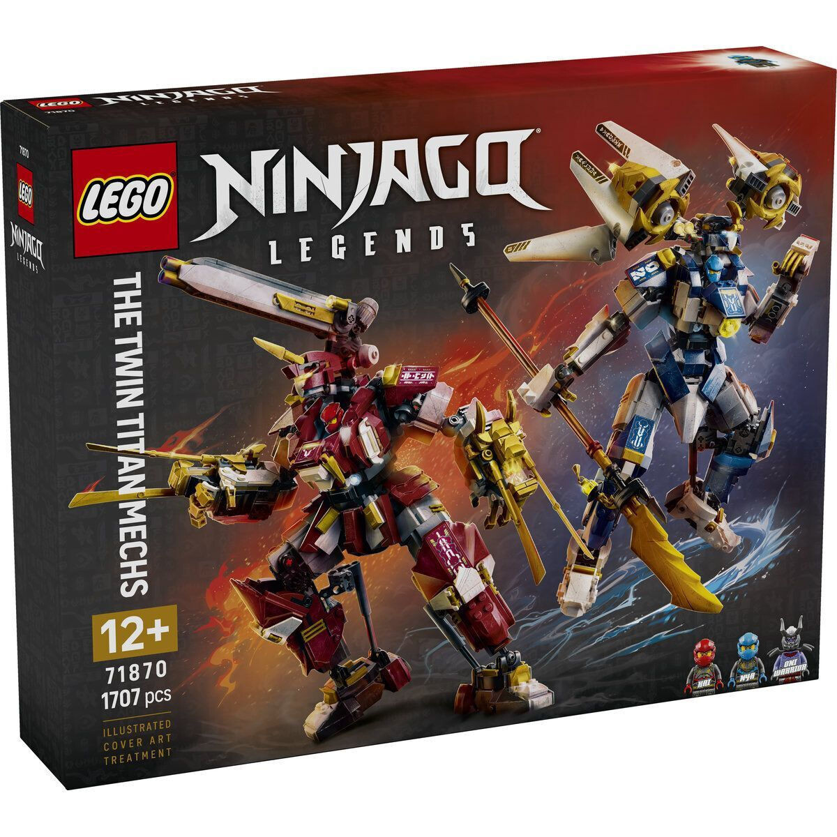 LEGO Ninjago The Twin Titan Mechs για 12 Ετών 1707τμχ Κωδικός 71870
