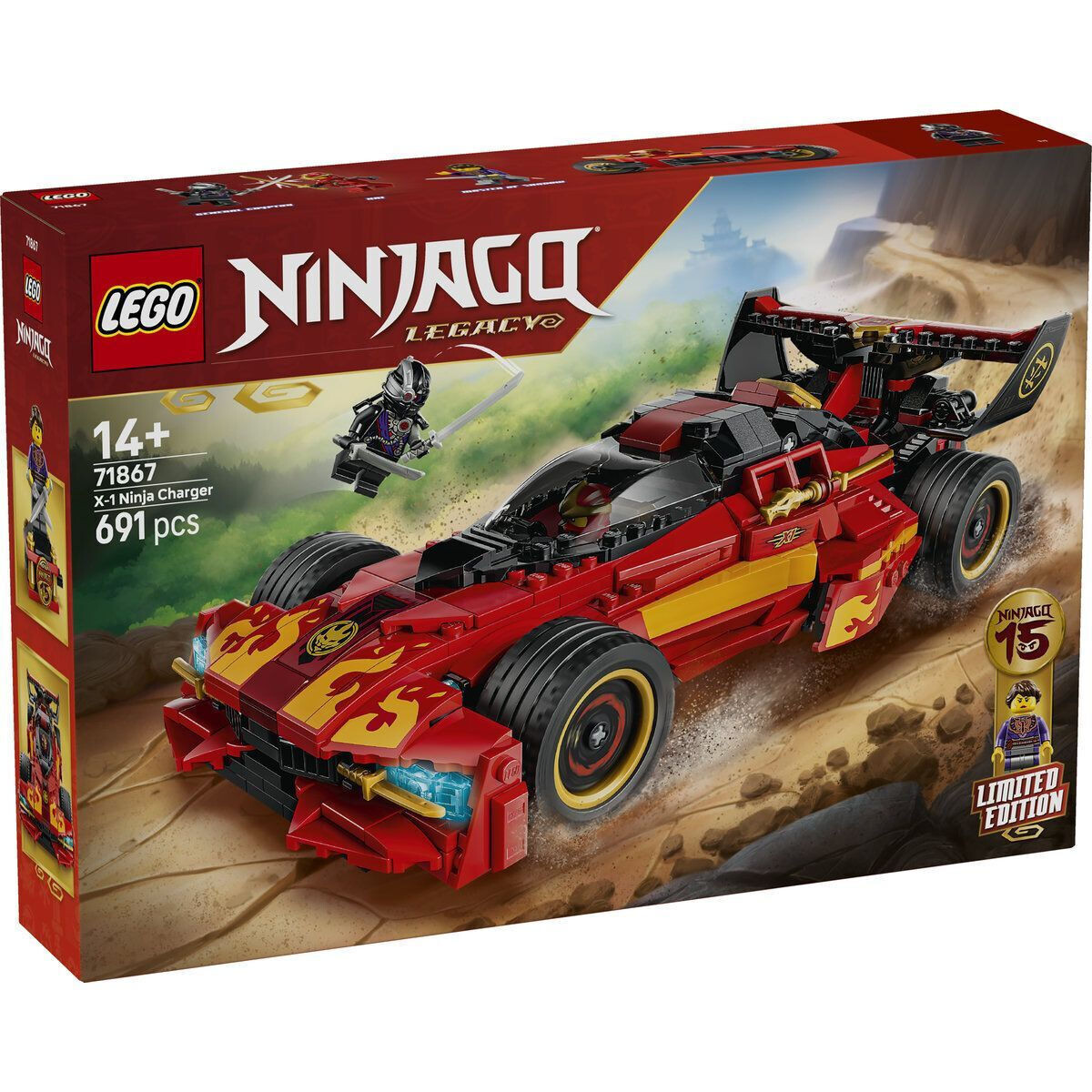 LEGO Ninjago X-1 Ninja Charger 15th Anniversary για 14 Ετών 691τμχ Κωδικός 71867