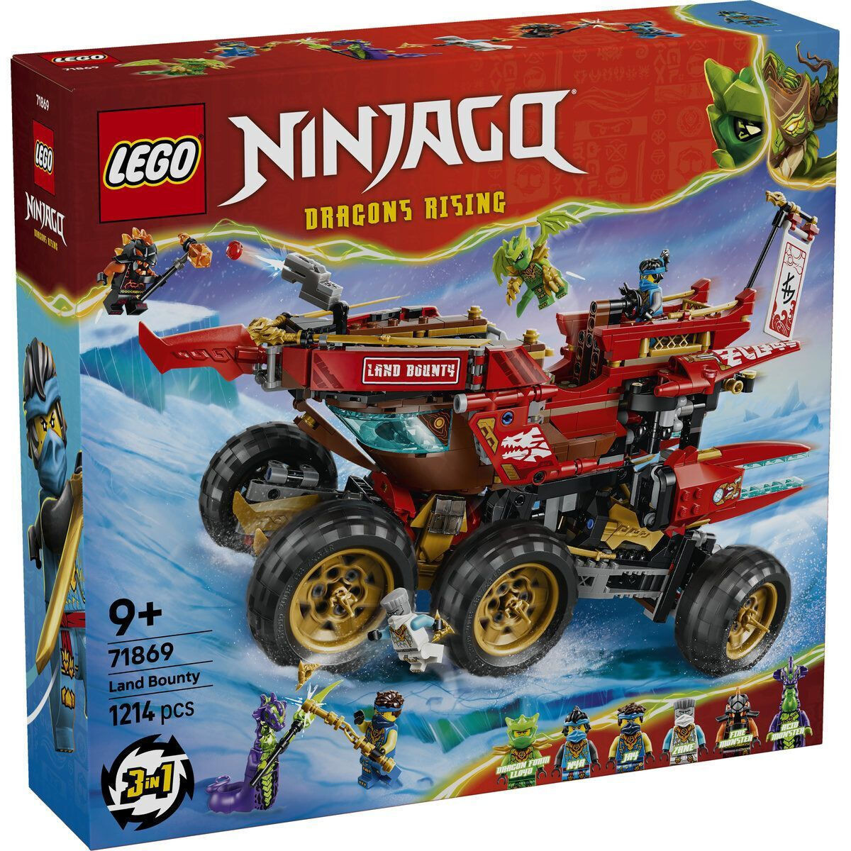 LEGO Ninjago Land Bounty για 9 Ετών 1214τμχ Κωδικός 71869