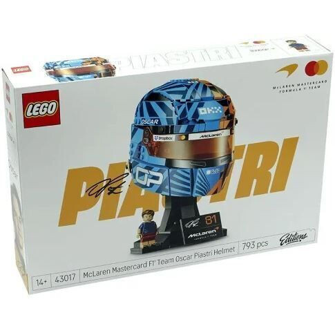 LEGO Τουβλάκια McLaren Mastercard F1 Team - Oscar Piastri Helmet για 14 Ετών 793τμχ Κωδικός 43017