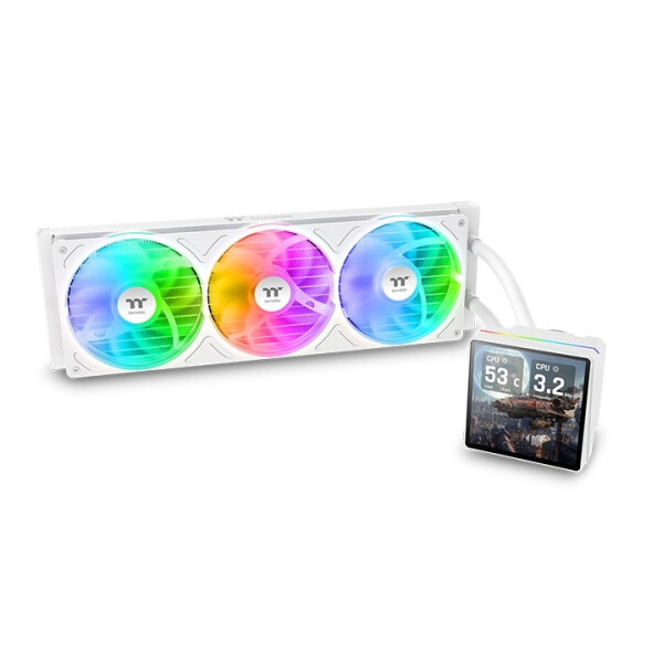 Thermaltake TH360 V3 Ultra ARGB Sync v3 Υδρόψυξη AIO CPU με 3 Ανεμιστήρες 120mm Λευκή