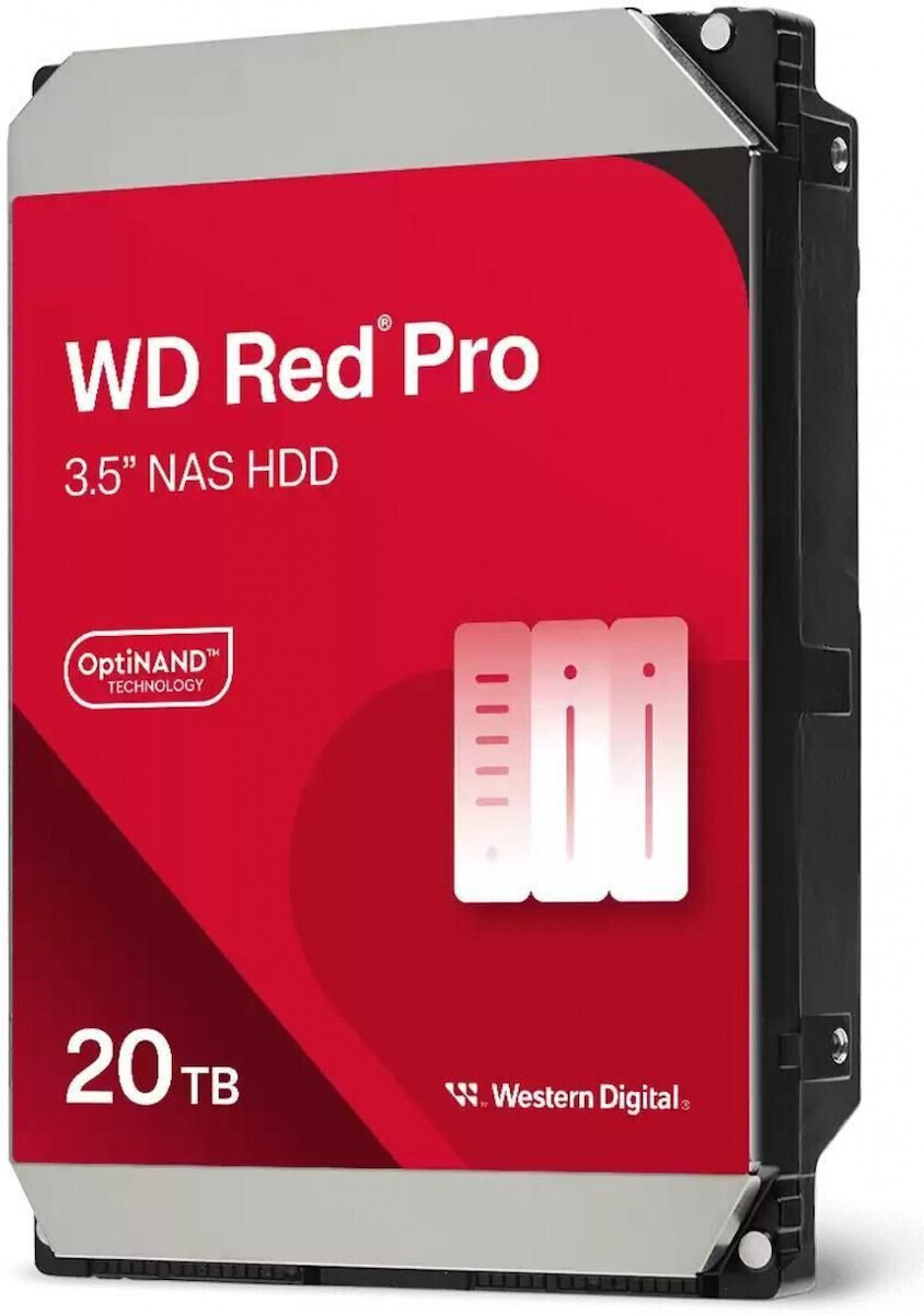 Western Digital Red Pro 20TB HDD Σκληρός Δίσκος 3.5 SATA III 7200rpm με 512MB Cache για NAS WD202KFGX
