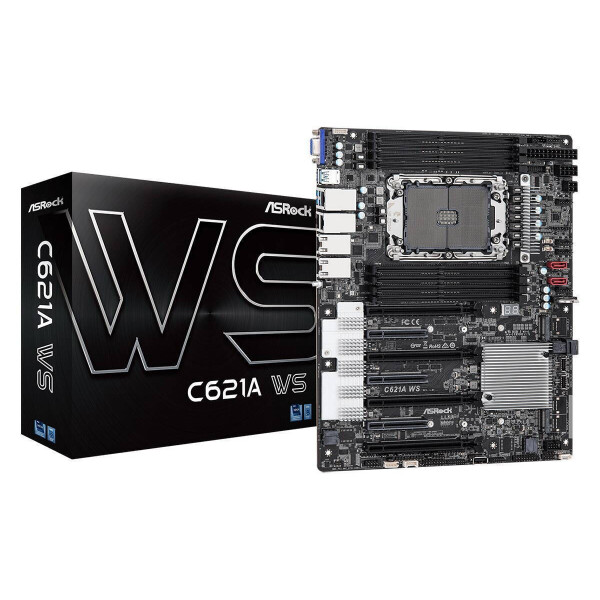 ASRock C621A WS Motherboard ATX με Intel 4189 Socket 90-MXBGU0-A0UAYZ