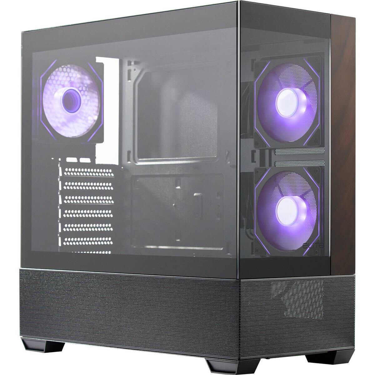 CoolerMaster Master Elite 690 Gaming Midi Tower Κουτί Υπολογιστή με Πλαϊνό Παράθυρο και ARGB Φωτισμό Μαύρο