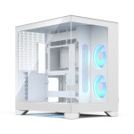 Fractal Design Pop 2 Gaming Midi Tower Κουτί Υπολογιστή με Πλαϊνό Παράθυρο και RGB Φωτισμό Λευκό