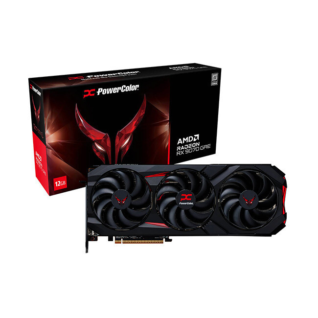 PowerColor Radeon RX 9070 GRE 12GB GDDR6 Red Devil Κάρτα Γραφικών Κωδικός RX9070GRE 12G-E/OC