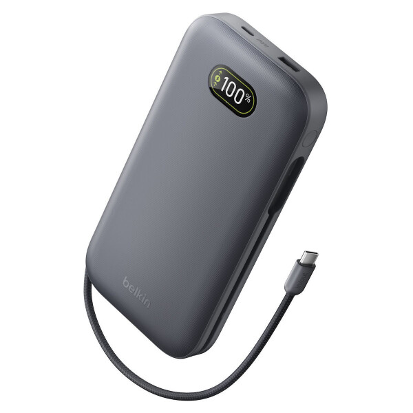 Belkin UltraCharge Pro Power Bank 27000mAh 240W με Θύρα USB-A και Θύρα USB-C Μαύρο