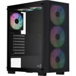 Aerocool B509A Flow-G-BK-v1 Gaming Midi Tower Κουτί Υπολογιστή με Πλαϊνό Παράθυρο Μαύρο