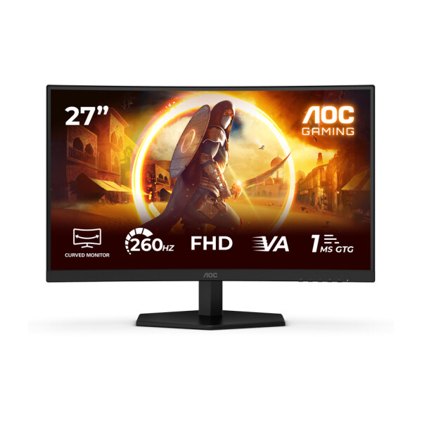 AOC C27G42ZE VA HDR Curved Gaming Monitor 27 FHD 1920x1080 260Hz με Χρόνο Απόκρισης 1ms GTG