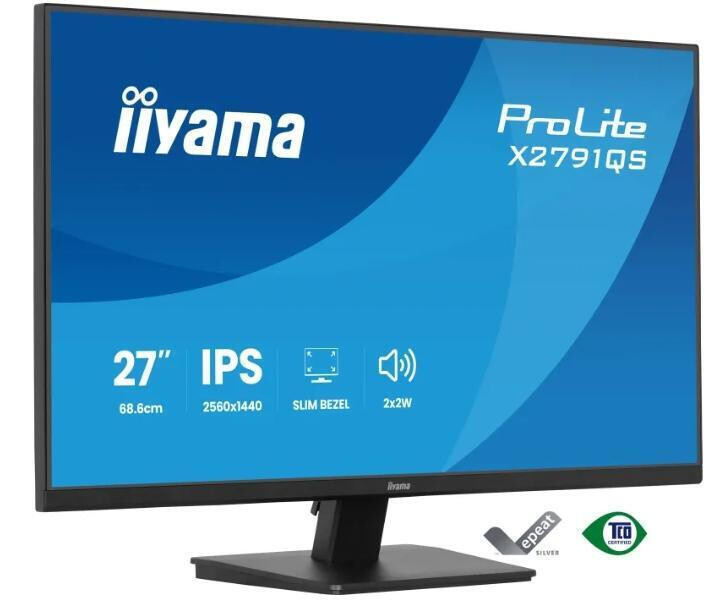 Iiyama ProLite X2791QS-B1 IPS Monitor 27 QHD 2560x1440
