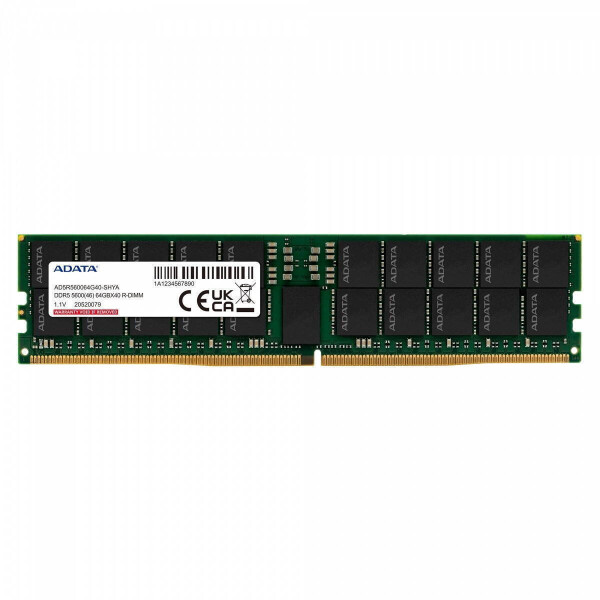 Adata DDR5 με Module 1x64GB για Server Κωδικός AD5R560064G40-SHYA