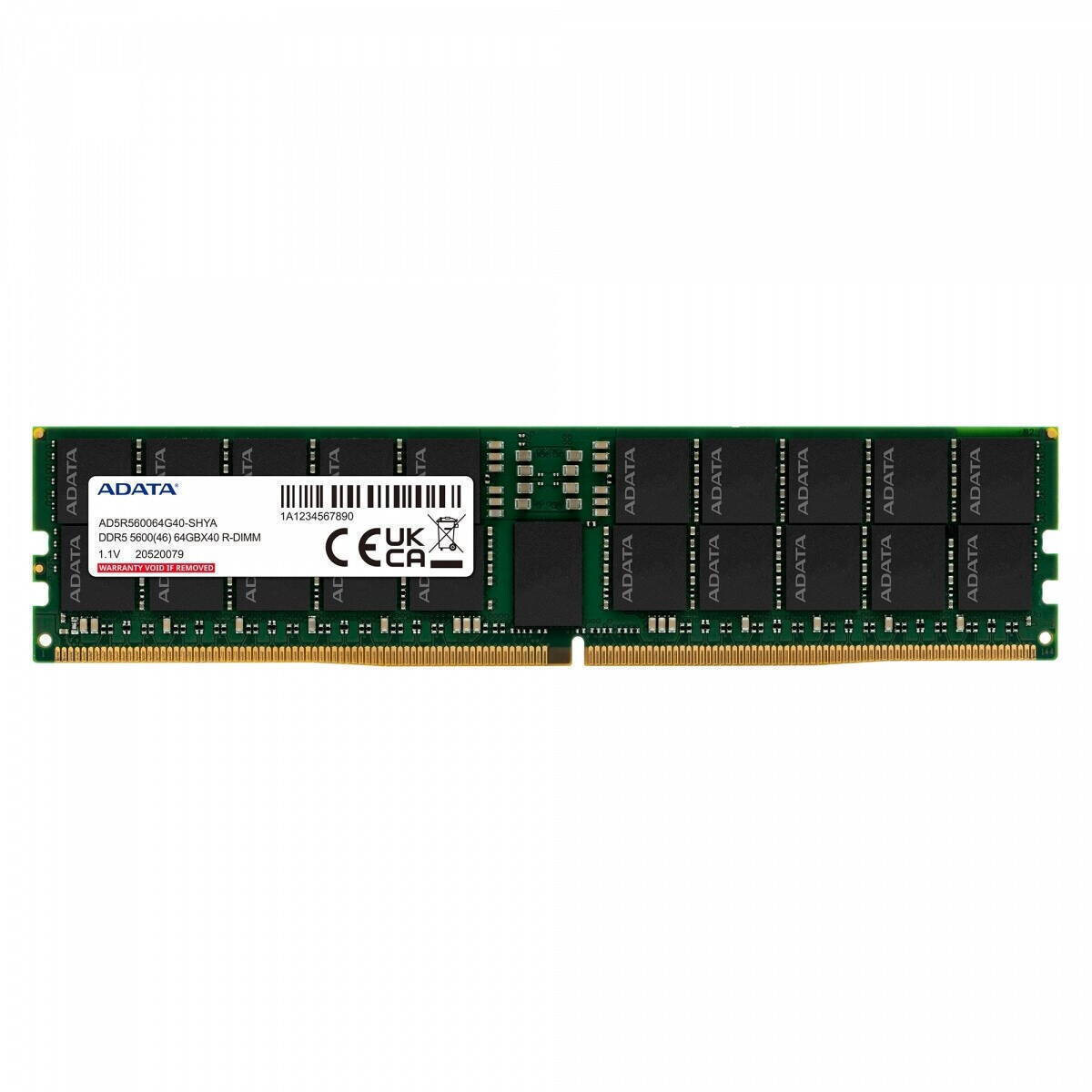 Adata DDR5 με Module 1x64GB για Server Κωδικός AD5R560064G40-SHYA