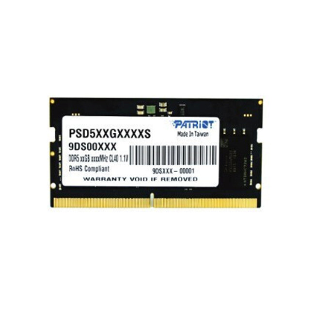 Patriot Signature DDR5 με Module 1x8GB και Ταχύτητα 5600 για Laptop Κωδικός PSD58G560041S