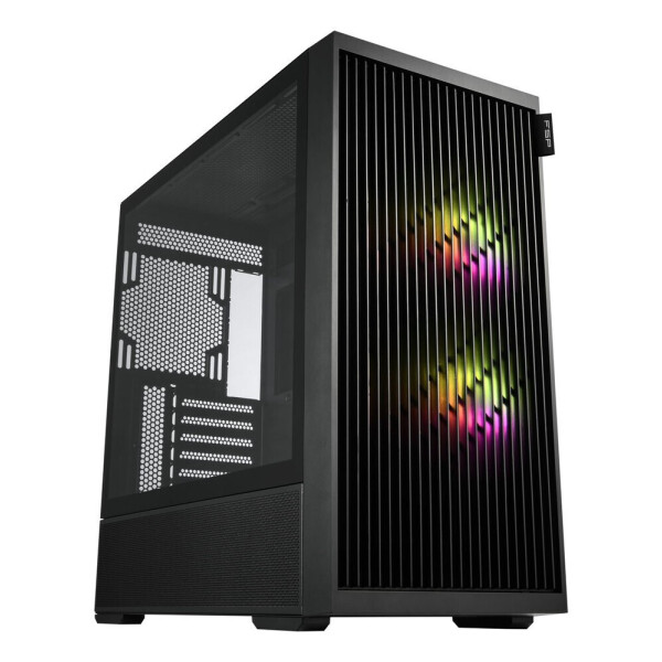 FSP/Fortron M330-BA Gaming Midi Tower Κουτί Υπολογιστή με Πλαϊνό Παράθυρο Μαύρο