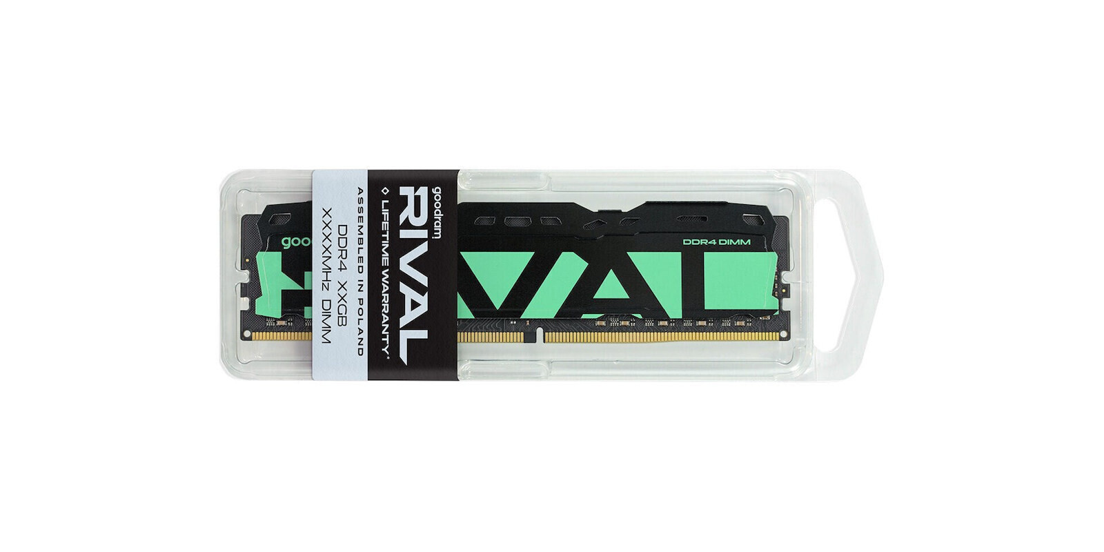 GoodRAM RIVAL Radiant Green DDR4 με Module 1x32GB και Ταχύτητα 3200 για Desktop