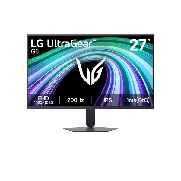 LG UltraGear G5 IPS HDR Gaming Monitor 27 FHD 1920x1080 200Hz με Χρόνο Απόκρισης 1ms GTG