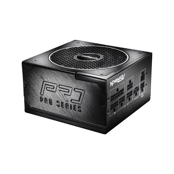 ASRock PRO-M750G 750W Μαύρο Τροφοδοτικό Υπολογιστή Full Modular 80 Plus Gold