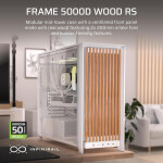 Corsair Frame 5000D WOOD RS Gaming Midi Tower Κουτί Υπολογιστή με Πλαϊνό Παράθυρο Λευκό