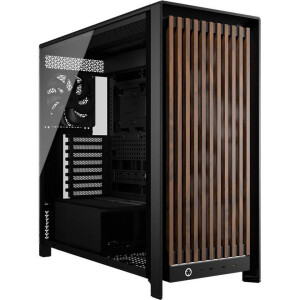 Corsair Frame 5000D WOOD RS Gaming Midi Tower Κουτί Υπολογιστή με Πλαϊνό Παράθυρο Μαύρο