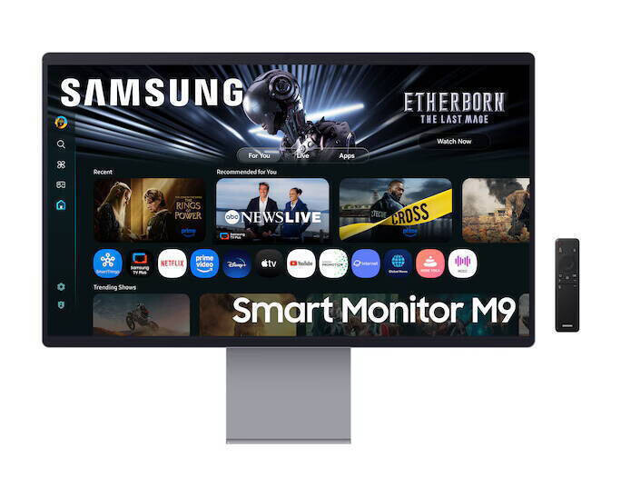 Samsung M9 M90SF Ultrawide OLED HDR Smart Monitor 32 4K 3840x2160 165Hz με Χρόνο Απόκρισης 0.03ms GTG