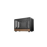 Deepcool CH260 Wood Gaming Micro Tower Κουτί Υπολογιστή με Πλαϊνό Παράθυρο Μαύρο
