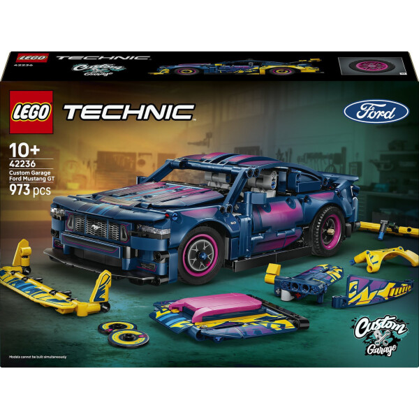 LEGO Technic Custom Garage Ford Mustang GT Car για 10 Ετών 973τμχ Κωδικός 42236